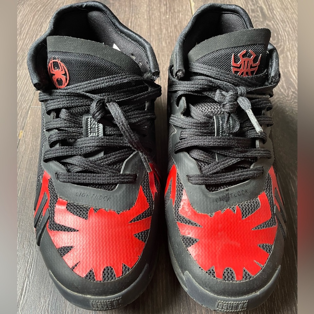 Adidas Spider-Man “Miles Morales” Kids’ Sneakers - Black & Red (Size 3 US)